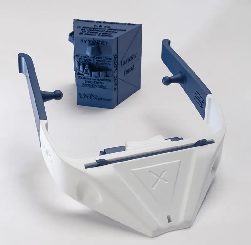 Método UNIX planner utilizado no planeamento da cirurgia de implantes dentários.